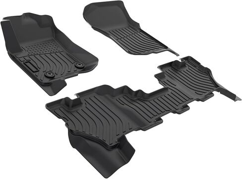 سجادات أرضية لسيارة Toyota Landcruiser 2024، تناسب جميع الأحوال الجوية، غطاء كامل للحماية، بطانات أرضية الصف الأول والثاني، سجادات السيارة in Kuwait