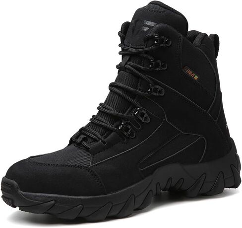 Steel Toe Boots for Men Women Lightweight Stylish Safety Boots Women Slip Resistant High Top Comfortable Steel Toe Work Shoes Puncture Proof Ccomposite Construction Shoes in Saudi Arabia