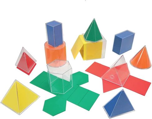EAI Education GeoModel® Folding Geometric Shapes: 11 Solids and 11 Nets in Saudi Arabia