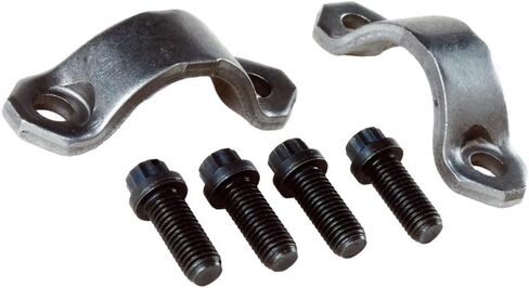 KarParts360 For Jeep Wrangler 1997-2006 Universal Joint Strap Kit | Front And Rear | Unpainted | Made Of Steel | With 12-Point Bolts in Saudi Arabia
