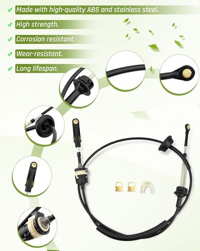 Automatic Transmission Shifter Cable Fit for Ram 2500 2012-2018 Fit for Ram 3500 2011-2023 Fit for Ram 4500 5500 2011-2015 Replace 68261253AC 68039341AB 68039341AC in Saudi Arabia