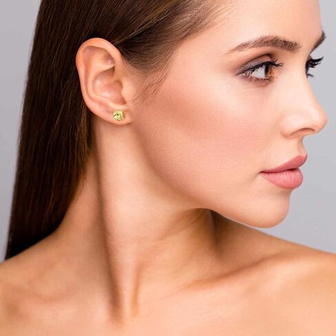 14K Gold Stud Earrings for Womens Stud Earrings Small Round Knot Earring Studs Twisted Hypoallergenic Earring in Saudi Arabia