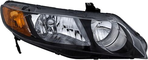 Replacement Headlight Kit Driver and Passenger suitable for Honda Civic Sedan 2006-2008 1.8L Driver and Right in Saudi Arabia