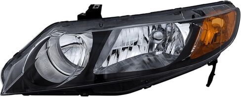 Replacement Headlight Kit Driver and Passenger suitable for Honda Civic Sedan 2006-2008 1.8L Driver and Right in Saudi Arabia