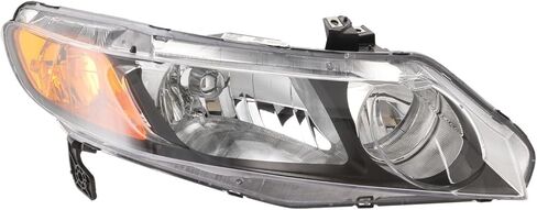 Replacement Headlight Kit Driver and Passenger suitable for Honda Civic Sedan 2006-2008 1.8L Driver and Right in Saudi Arabia