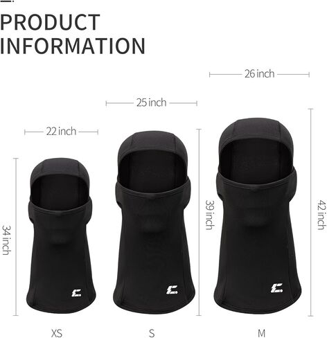 COPOZZ Balaclava Ski Mask, Magnetic Removable Windproof Warm Face Mask for Men and Women, Cold Protection for Outdoor Sports in Saudi Arabia
