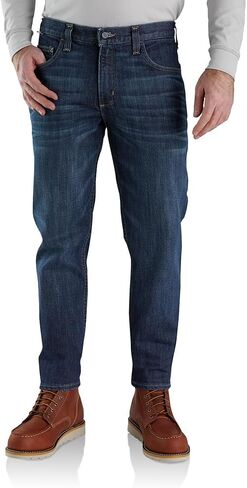 Carhartt Men's Flame-Resistant Rugged Flex Relaxed Fit 5-Pocket Tapered Jean in Saudi Arabia