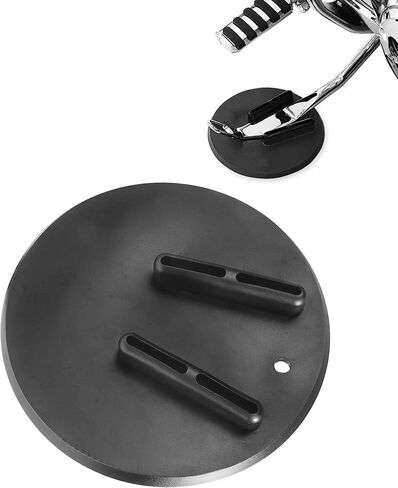 Motorcycle Kickstand Pad,Car Accessories Black Round Motorcycle Kickstand Plate,Kick Stand Pad Automotive Replacement,Suitable for All Motorcycles Off-Road Vehicles with Side Stands in Saudi Arabia