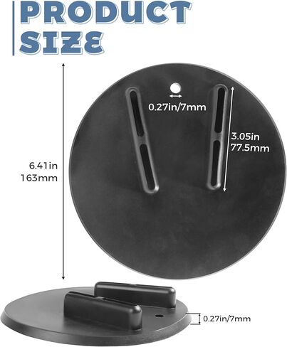 Motorcycle Kickstand Pad,Car Accessories Black Round Motorcycle Kickstand Plate,Kick Stand Pad Automotive Replacement,Suitable for All Motorcycles Off-Road Vehicles with Side Stands in Saudi Arabia