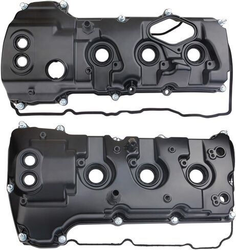 مجموعة غطاء الصمام الألومنيوم متوافقة مع Ford Expedition F 150 Transit 150 250 350 Lincoln Navigator 3.5L V6 2013-2023 استبدال BL3E6K273CB DL3E6K271FA in Saudi Arabia