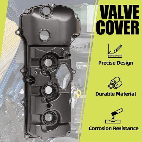 Aluminum Engine Valve Set Cover Left and Right Compatible with 2014-2019 Ford Explorer Flex Taurus Police Lincoln MKT MKS 3.5L in Saudi Arabia