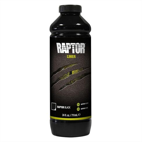 U-POL Raptor Black Urethane Spray-On Truck Bed Liner Kit, 2K Protective Coating with Spray Gun, UV Resistant, DIY Bedliner for Trucks, 4 Quarts in Saudi Arabia