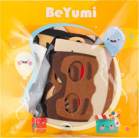 BeYumi Easter Nativity Felt Masks - 10Pcs Easter Christian Story Felt Mask Set Jesus Resurrection Story Character Cosplay Mask Church Sunday School Classroom Kid Bible Role Play Costume Party Supplies in Saudi Arabia