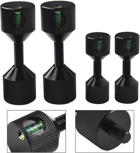 1-1/8 Inch Aluminum Flange Two-Hole Positioning Set For ASME 150LB Flanges,Hardened 6061 Alloy (black4pcs) in Saudi Arabia