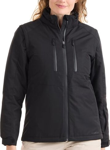 SCOTTeVEST Evorev Jacket for Women - 33 Hidden Pockets - RFID Protection, Removable Sleeves - Water Repellent Travel Jacket in Saudi Arabia