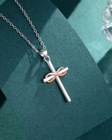 UPROMI You Are Loved and Chosen – Cross Necklace for Daughter/Granddaughter, Christian Gifts for Teen Girls in Saudi Arabia