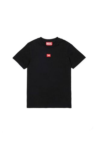 Diesel Boys Jersey T-Shirt with Red D Patch in Saudi Arabia