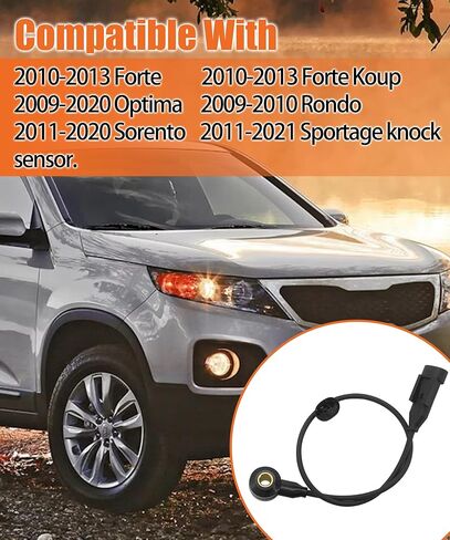 مستشعر الصدمات 39250-2G100 متوافق مع Hyundai Kia - 2010-2020 Santa Fe، 2008-2019 Sonata، 2010-2015 2018-2020 Tucson، 2010-2013 Forte، 2009-2020 Optima، 2011-2020 Sorento، 2011-2021 سبورتاج وأكثر in Saudi Arabia
