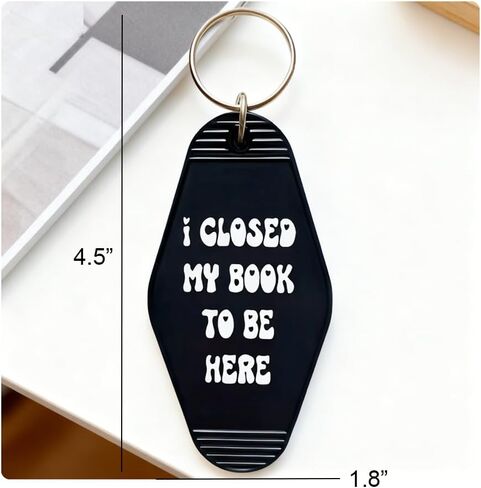 Book Lover Motel Keyhain Book Lovers Gifts Bookish Keychain Reader هدايا سلسلة المفاتيح in Kuwait