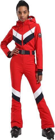 GSOU SNOW Ski Suit Women Snowsuit Slim One Piece Jumpsuit Snow Jackets Waterproof Winter Windproof Outdoor Sports Warm in Saudi Arabia