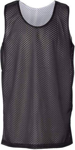 زي بادجر سبورت أسود/أبيض شبابي كبير بدون أكمام شبكي قابل للعكس in Kuwait