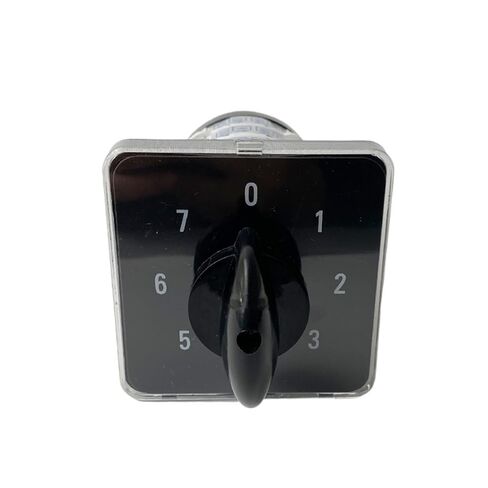 Rotary Switch knob 8 Position 0-7 YMZ12-32/4 Universal Manual Electrical Changeover cam Switch 32A 690V 4 Section in Saudi Arabia