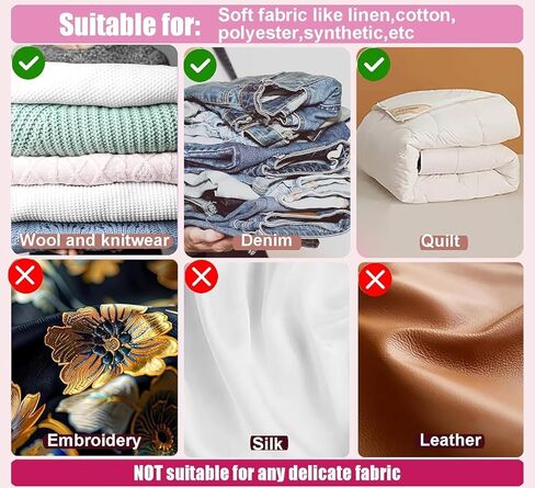 Fine Stitch Gun for Clothes, Stitchy Sewing Gun Quick Clothing Fixer, Micro Clothing Tag Gun Kit Include 6 Fine Needles & 2,000 Mini Fasteners, WarmPink+Blue in Saudi Arabia