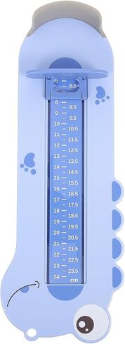 Foot Measuring Device Shoe Size Ruler Blue Animal Design Foot Gauge for Accurate Home Use in Saudi Arabia