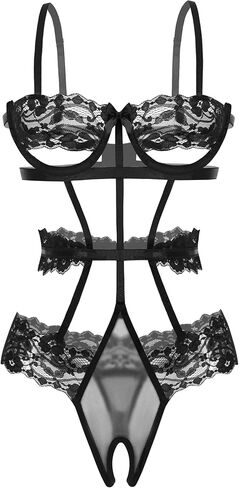 Avidlove Lingerie For Women Lace Bodysuit Strappy Underwired Babydoll Sleepwear One Piece Body Suit in Saudi Arabia