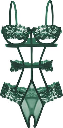 Avidlove Lingerie For Women Lace Bodysuit Strappy Underwired Babydoll Sleepwear One Piece Body Suit in Saudi Arabia