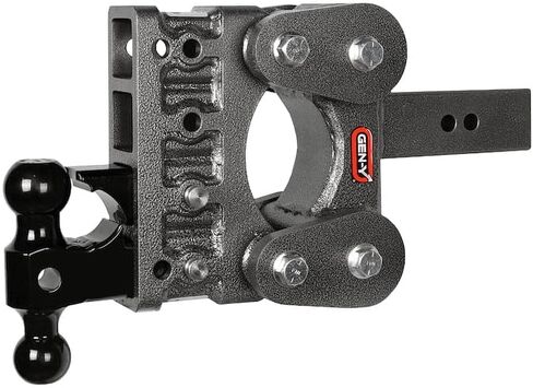 GEN-Y Hitch GH-1124 The BOSS Torsion-Flex 2.5" Shank 5" Drop 1.7K TW 16K Hitch and GH-051 Dual Ball و GH-032 Pintle Lock in Kuwait