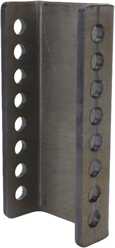 Shocker XR Hitch Channel 3-3/4"W ID - 4-1/2" OD - Raw Steel, 10 Hole Channel - Raw Steel in Saudi Arabia