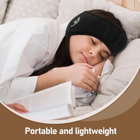 DOITOOL أغطية أذن للنوم عازلة للصوت للرجال والنساء، عصابة رأس خفيفة الوزن لتقليل الضوضاء من أجل الاسترخاء الهادئ in Kuwait