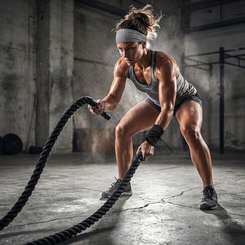 4 Pack Sport Headbands and Wristbands Set for Women Cooling Sweatbands Non Slip Moisture Wicking Elastic Athletic Hair Bands for Workout Gym Running Yoga (Black & Grey) in Kuwait