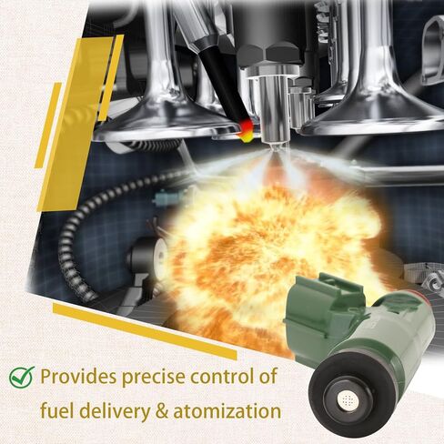1ZZ-Motor 1.8 حاقن الوقود، متوافق مع/تويوتا 2000-2004 كورولا سيليكا ماتريكس 1.8 لتر، متوافق مع/بونتياك فيبي |مجموعة من 4| |OE#23250-22040| in Saudi Arabia