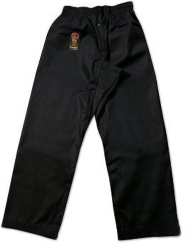 ProForce Gladiator 8oz Karate Pants w/Elastic Waist - Black - Size 00 in Saudi Arabia