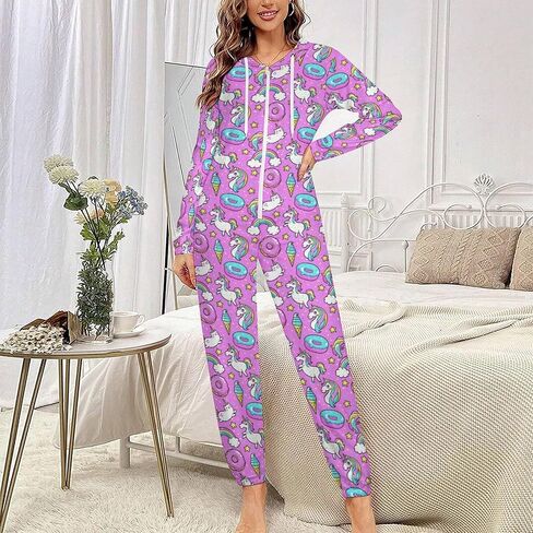 مجموعات بيجامات للأزواج، ملابس نوم بغطاء للرأس للنساء والرجال من قطعة واحدة in Kuwait