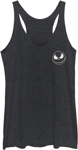 قميص ديزني للفتيات Nightmare Before Christmas Jack Pocket Scribble Tri-Blend Racerback Layering Tank in Kuwait