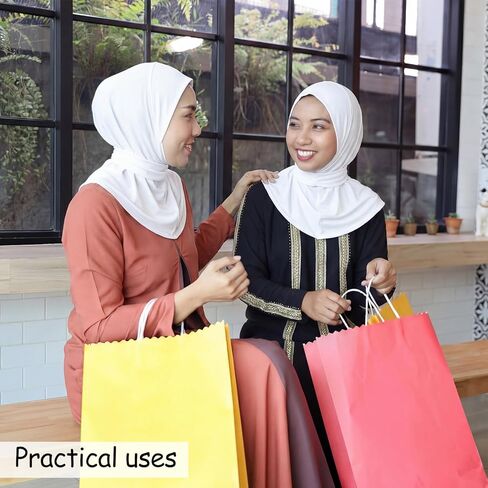 Unittype 2 قطعة وشاح الحجاب الفوري أسود أبيض الذاتي لاصق غطاء كامل غطاء شال الإسلامية مسلم وشاح الرأس عمامة للنساء in Kuwait
