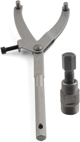 Cnonee1 Motorbike Adjustable Flywheel Spanner Wrench 24MM 27MM Magneto Clutch Hub Socket Tool For GY6 CG25 SG50 JH70 50cc-150cc Iron in Saudi Arabia