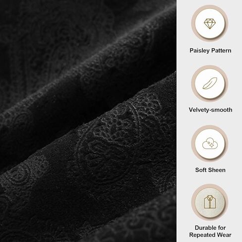 Lamgool Boys Tuxedo Suit Paisley Floral Kids Formal Set Slim Fit 3 Pieces with Jacket Shirt Pant for Sneaker Ball Prom in Saudi Arabia