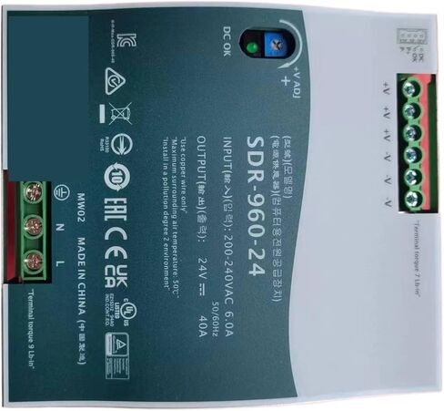 1 قطعة SDR-960 SDR-960-48 48 فولت 20A 960 واط تيار مستمر السكك الحديدية تحويل التيار الكهربائي نشط PFC in Kuwait