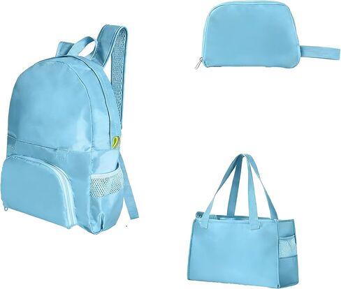 Backpack, Handbag (two uses for one bag), PVC material, compact and convenient for outdoor use, Backpack 12.40 * 7.09 * 16.54 in (31.5 * 18 * 42cm), Handbag 12.20 * 5.71 * 8.27 in (31 * 14.5 * 21cm) in Saudi Arabia