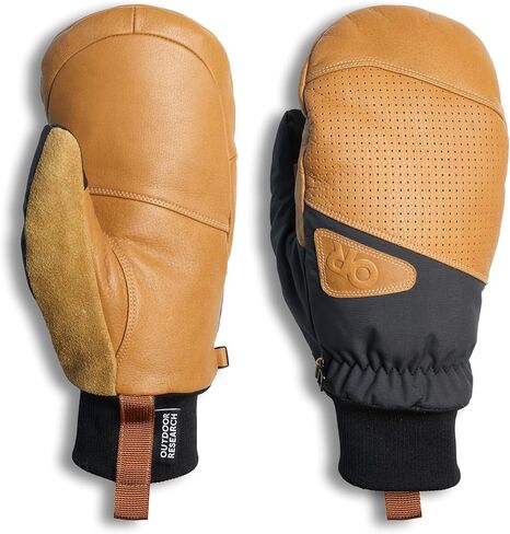OUTDOOR RESEARCH Snowcrew Leather Mitts | Waterproof, Windproof, Breathable, Touchscreen Compatible Leather Thumb in Saudi Arabia