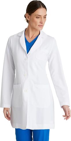 معطف مختبر حريمي احترافي طويل الأكمام متوسط الطول من Grey's Anatomy Signature in Saudi Arabia