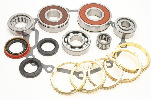 Compatible With: Toyota R151 R154 5 Speed Transmission Bearing & Seal Kit with Synchro Rings in Saudi Arabia