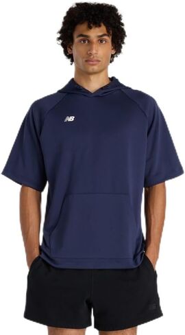 New Balance Mens Short Sleeve Hoodie in Saudi Arabia