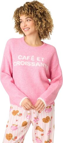 PJ Salvage Womens Snuggle Crewneck Sweater in Saudi Arabia