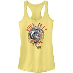 Star Wars Junior's Visions The Boba Fett Slim Fit، تانك توب بحاشية واسعة، مقاس X-Large، مقاس X-Large in Saudi Arabia