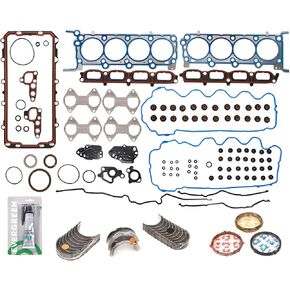 Evergreen SA-3129802640-6 Full Gasket Set Bearings Rings Compatible With/For 04-06 Ford F150 F250 5.4L TRITON 24V in Saudi Arabia